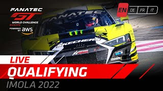 LIVE | Qualifying| | Imola | Fanatec GT World Challenge Europe Powered by AWS. 2022 (English) MQDEFAULT Thumbnail