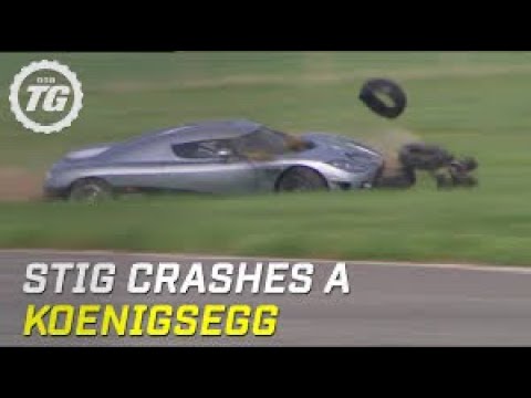 Reacting stig crashes Koenigsegg CCX top gear forza motorsport 6