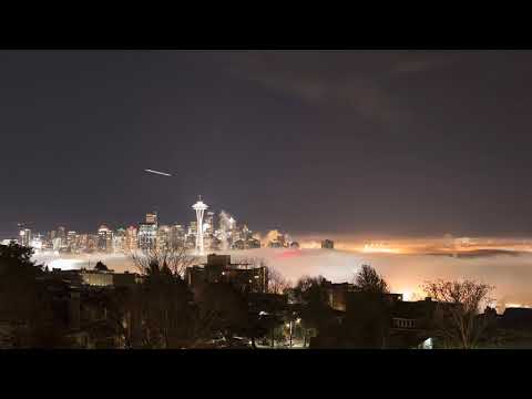 Kerry Park Seattle Night to Sunrise