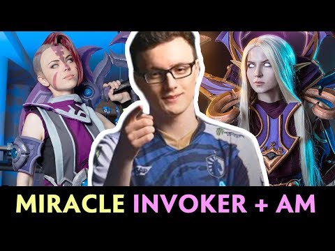 MIRACLE best INVOKER and ANTI-MAGE — calibrating smurf account