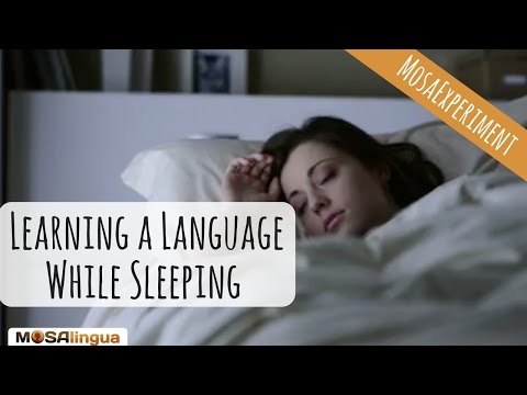 MosaLingua Learning Languages During Sleep Study [VIDEO]