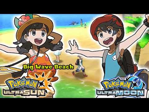 10 Hours Big Wave Beach Music - Pokemon UltraSun & UltraMoon Music Extended