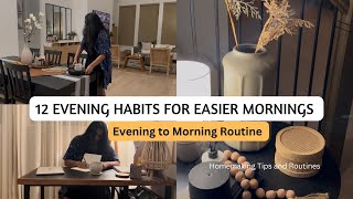 12 Night Time Habits for Easy Mornings | Fridge Organization | Tips and Routines