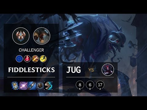 Fiddlesticks Jungle vs Elise - EUW Challenger Patch 10.8