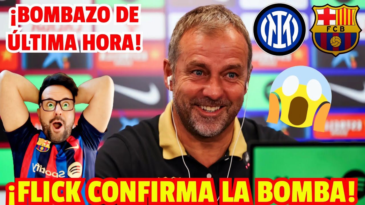 💥😱 FLICK SORPRENDE A TODOS CON ESTA BOMBA QUE ANUNCIA ANTES DEL PARTIDO FRENTE AL INTER MILÁN!!