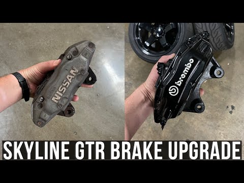 Easy Brembo Brake Upgrade for the Skyline GTR! Saving a Skyline GTR Vlog 5