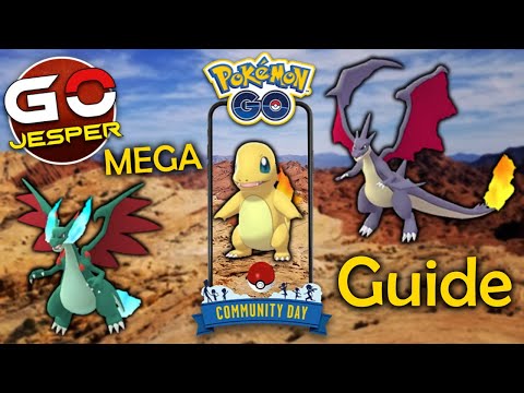Charmander Community Day Guide og MEGA Charizard!! (Dansk Pokémon GO)