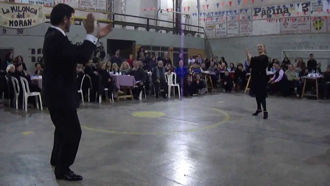 Maria y Carlos Rivarola, en el Moran 4/4