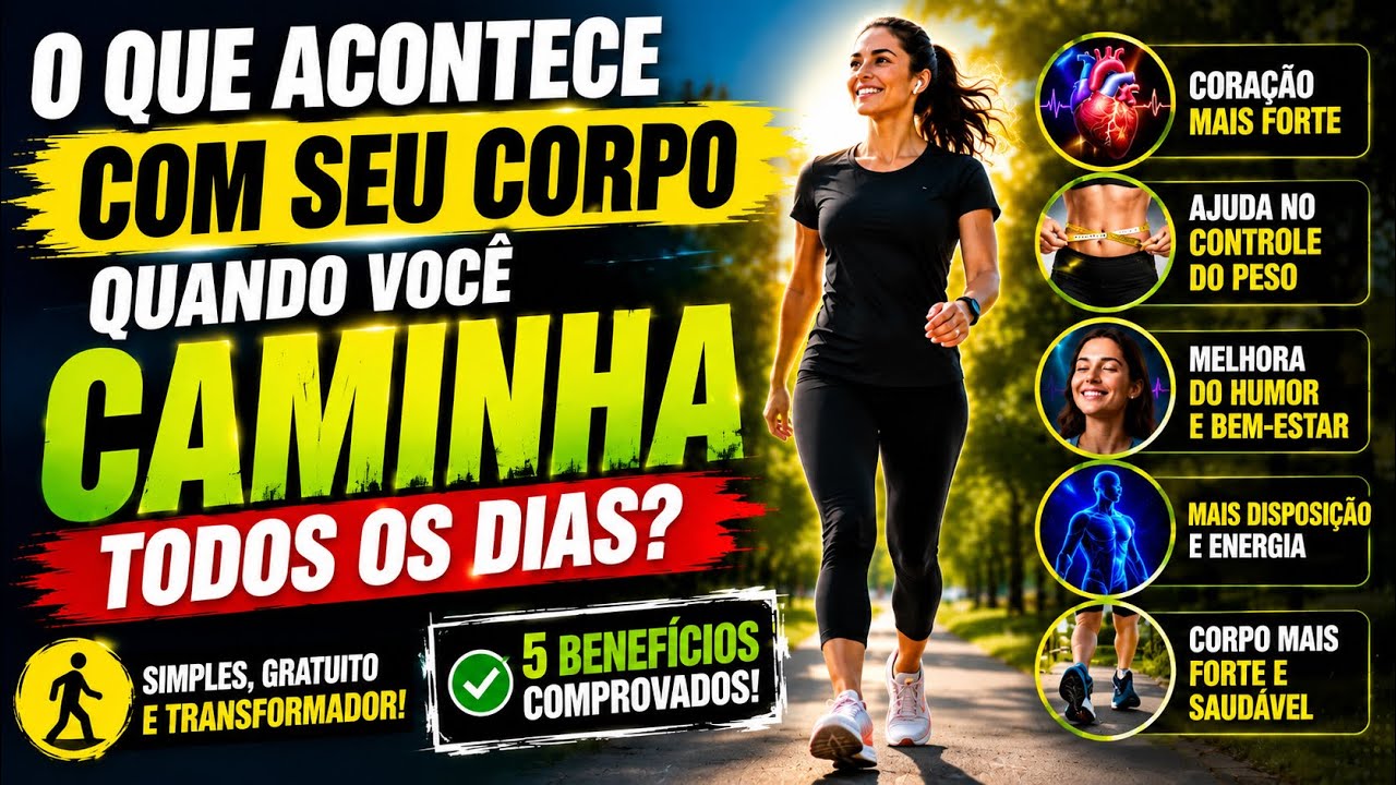 ISSO é o que ACONTECE quando você CAMINHA TODOS OS DIAS ( você não vai acreditar ) 😱😳⚠️