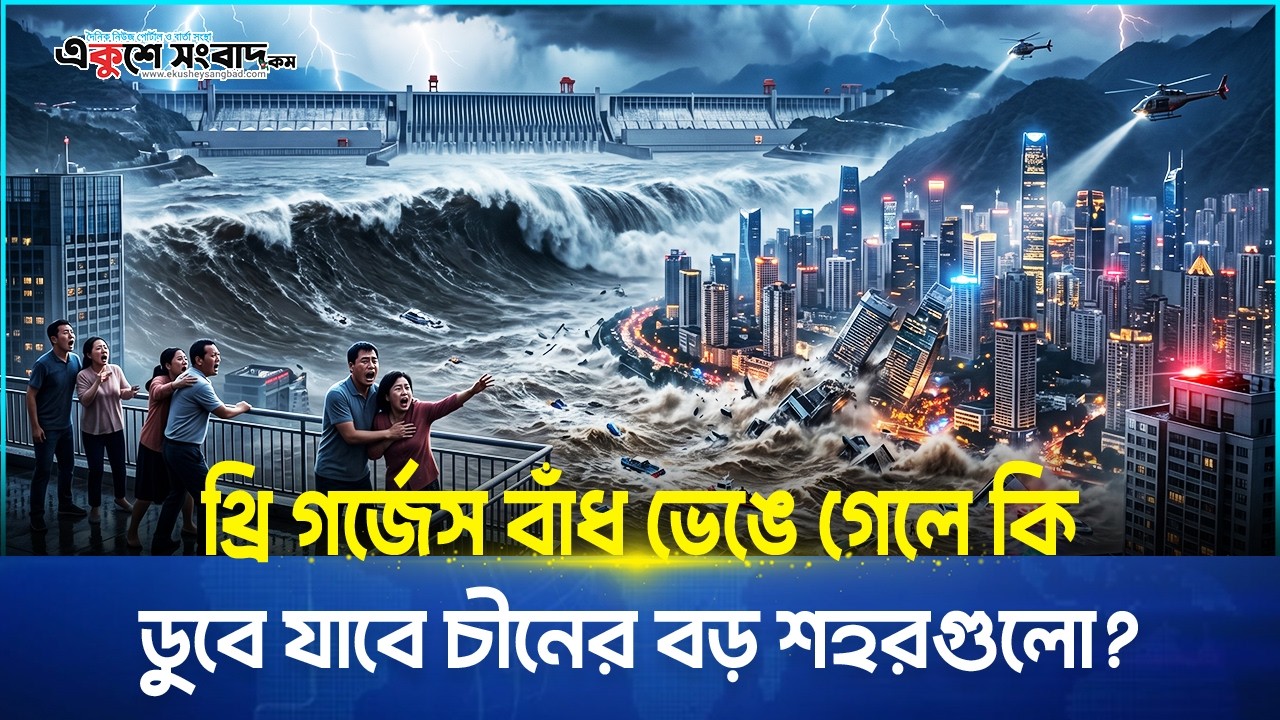 থ্রি গর্জেস বাঁধ ভেঙে গেলে কি ডুবে যাবে চীনের বড় শহরগুলো?