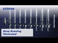 Production of high precision deep drawn components