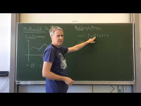Physik - Bewegungsgleichungen und Ableitung
