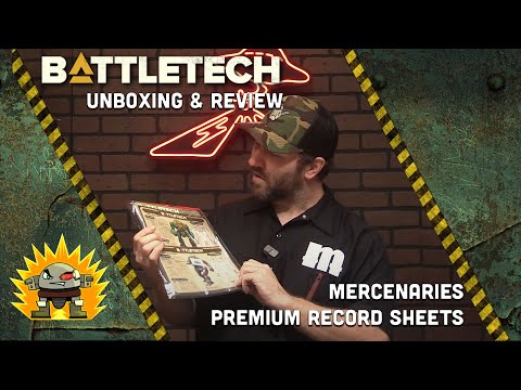 Battletech: Mercenaries Premium Record Sheets First Look