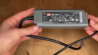 Mean Well NPF-40-24 Napájecí zdroj pro LED 40W 24V