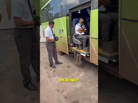 : Hidden Bus Seat… But It’s Not What You Think 🚌😲 #DidYouKnow #BusFeature #Accessibility