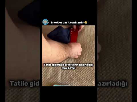 Erkeklerin Hazırladığı Bavul 😂 #akımvideoları  #komikyorum #komikyorumlar