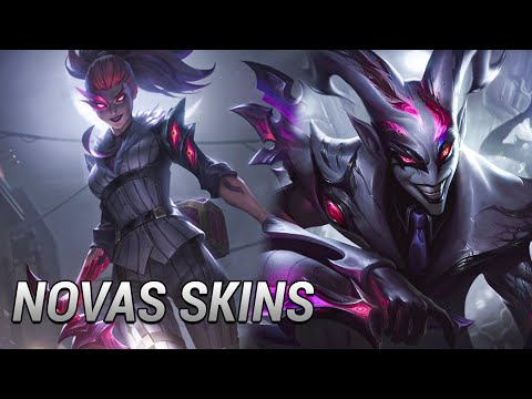 TODAS AS NOVAS SKINS: SERAPHINE, ZYRA, XAYAH, ANIVIA, DARIUS, AKALI, TWISTED FATE, SHACO