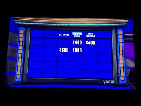 Double Jeopardy, second Daily Double found....$25,000 WAGER??? (4/9/19)