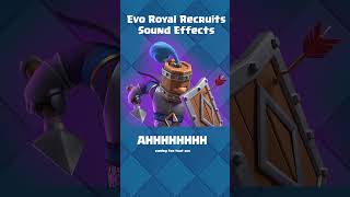 Download lagu Clash Royale - All Evo Royal Recruits sound effects #cr #supercell #evoroyalrecruit #evolution mp3