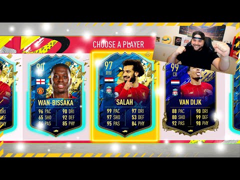TOTSSF 97 MOHAMED SALAH IS INSANE! - TOTSSF PL ULTIMATE TEAM DRAFT FIFA 20