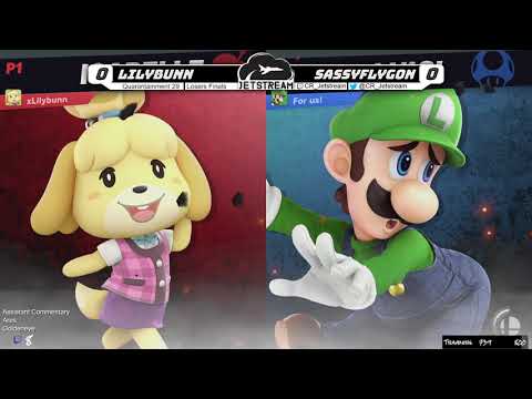 Quarantainment 29 Losers Finals - Lilybunn (Isabelle) Vs. SassyFlygon (Luigi) Smash Ultimate - SSBU