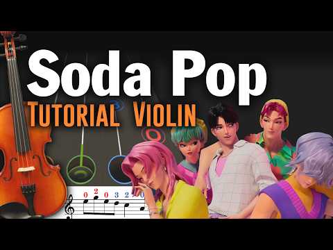Soda Pop - Saja Boys | Tutorial Violin - Play Along