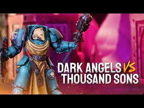 Dark Angels vs Thousand Sons - A LIVE Warhammer 40k Battle Report