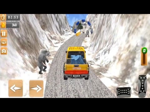Offroad Jeep Cargo Driving 3D - 4x4 Pickup Truck Hill Driver Simulator - Android GamePlay