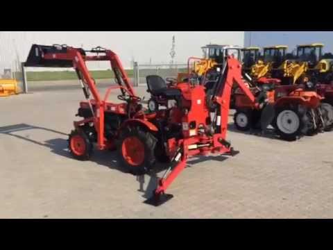 Traktor Kubota B 7001 Heckbagger Anbaubagger Bagger für Traktor Iseki Yanmar Kubota