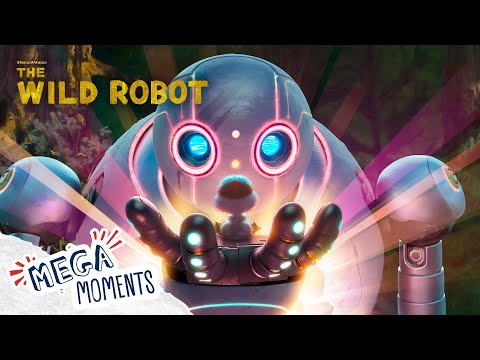 Roz's Journey Through The Wild | The Wild Robot | Compilation | Movie Moments | Mega Moments