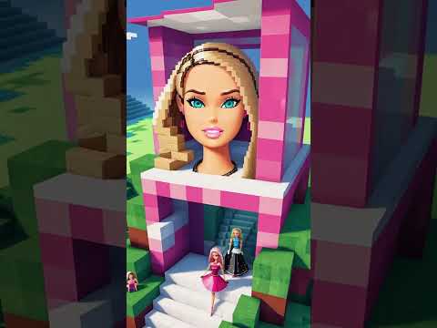 🌟 Join Barbie's Minecraft Quest! A Pixelated Adventure Awaits! 💎🎮#minecraft #barbie #seeds
