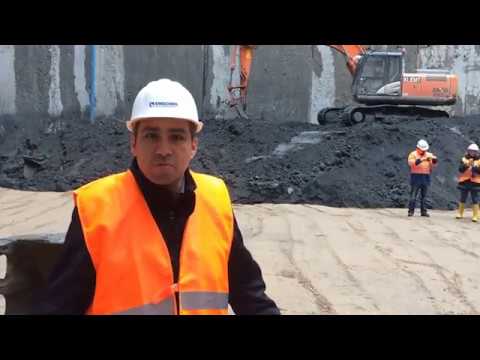 Baustelle für das neue Pumpwerk in Oberhausen