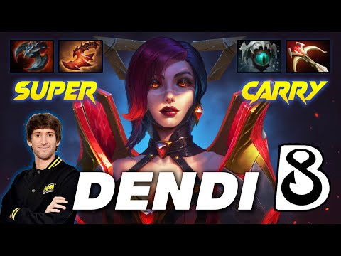 B8.Dendi Lina Super Carry - Dota 2 Pro Gameplay [Watch & Learn]