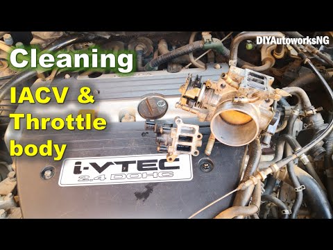 Honda IAC valve cleaning & How to clean Throttle Body on Honda: Throttle body removal for cleaning