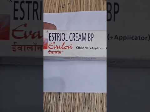 Evalon Estriol 0.1 Cream, 15 g