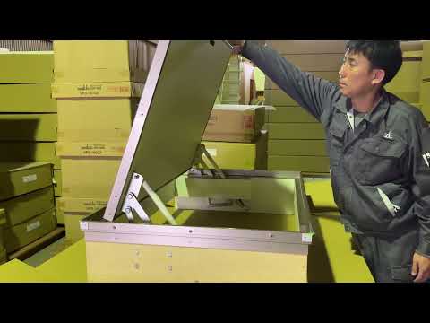 ガスダンパー式収納開閉動画(株式会社S・DC)