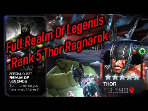 5* 5/65 Thor Ragnarok - Full Realm Of Legends Clear