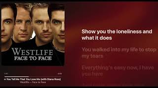 Download lagu Westlife - When You Tell Me That You Love Me with Diana Ross [ Lyrics   Hi-Res ] mp3