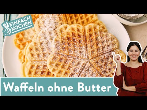 Waffeln ohne Butter 🧇😍 |  das Grundrezept mit Öl 😋 | Einfach Kochen