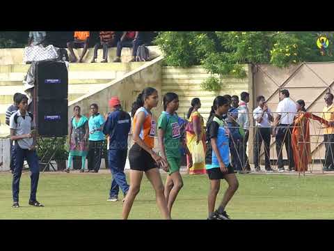 Girls U14 80m hurdles Heat-3