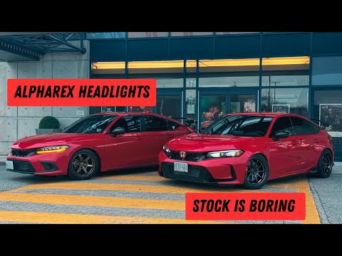 AlphaRex Headlights Install & Testing - 2022+ / 11th Gen Honda Civic