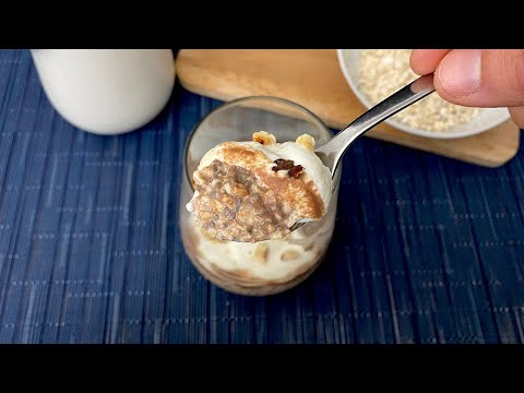Avena de Medianoche con Nutella