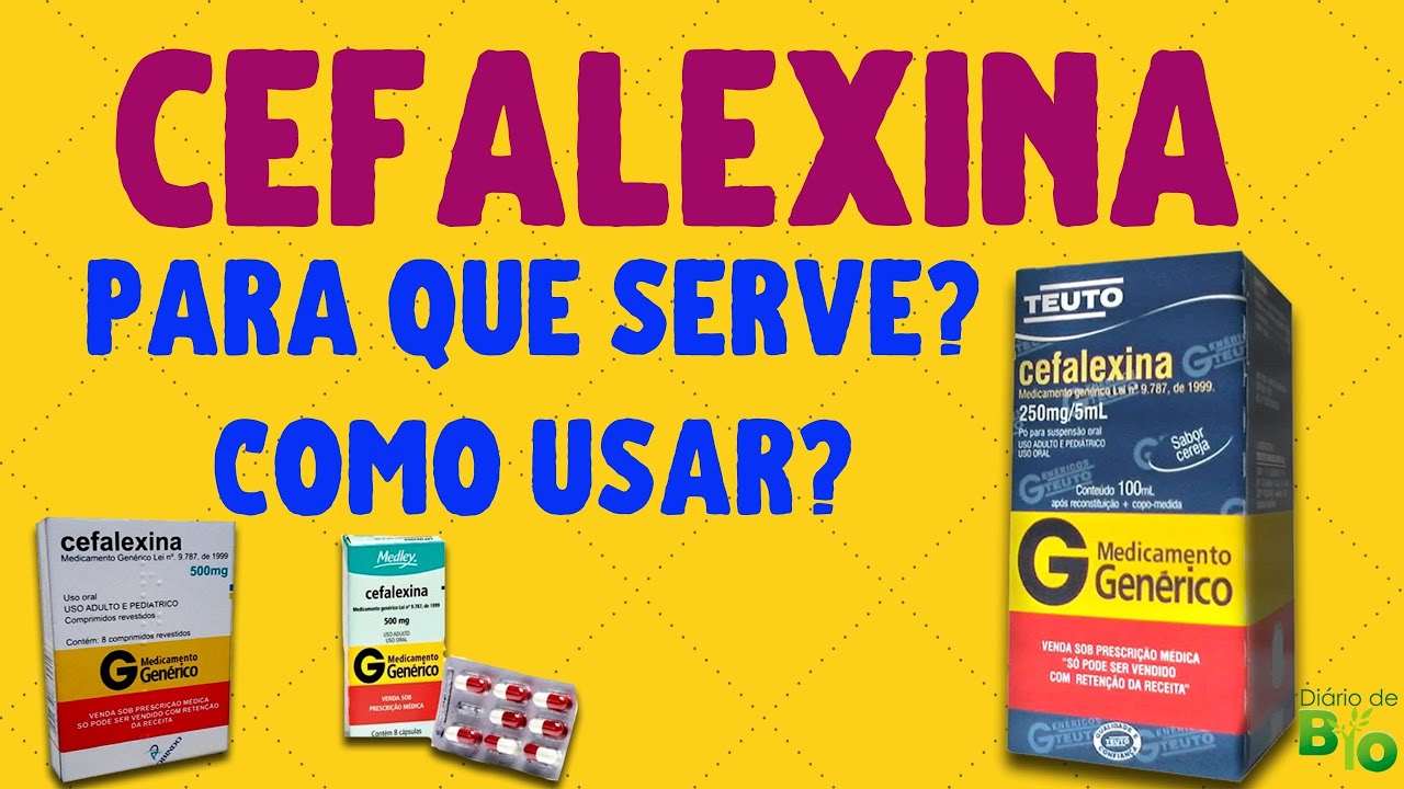 💊 CEFALEXINA: Para que serve e como tomar [VÍDEO-BULA]