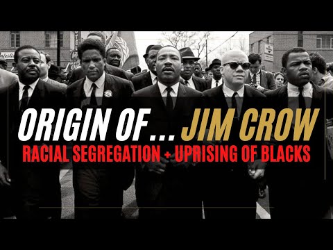 Origin of... Jim Crow | Jim Crow Laws and Black Codes Racial Segregation