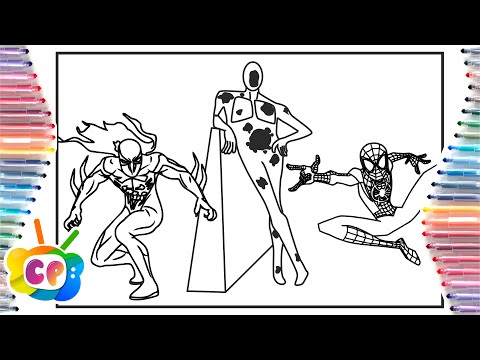 Spider-Man: Across the Spider-Verse - Part two coloring page/ Spider-Man coloring pages