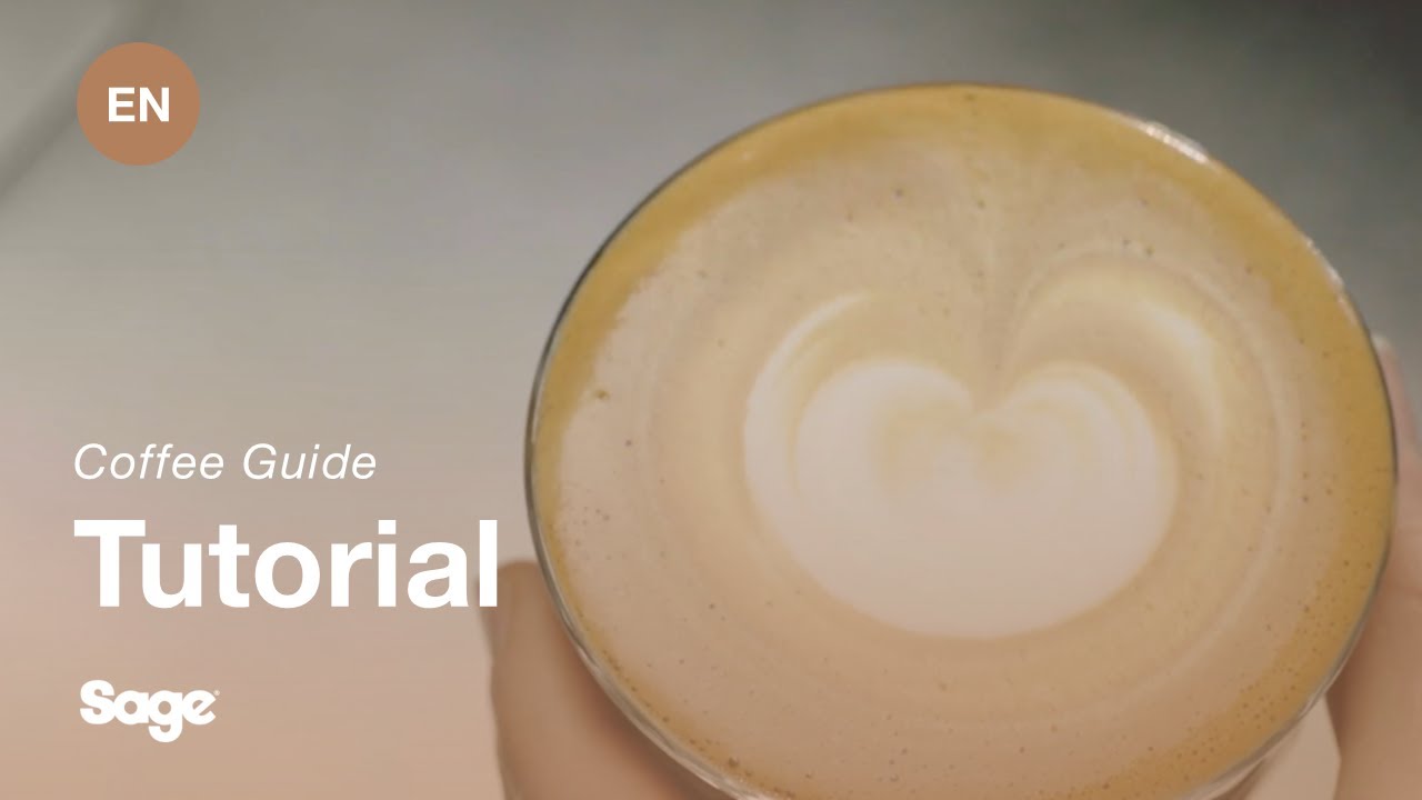 How to create latte art: the dot