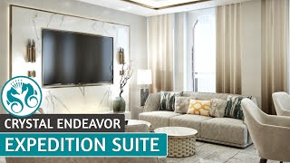 Crystal Endeavor | Expedition Suite With Veranda PS | Full Suite Tour & Review 4K