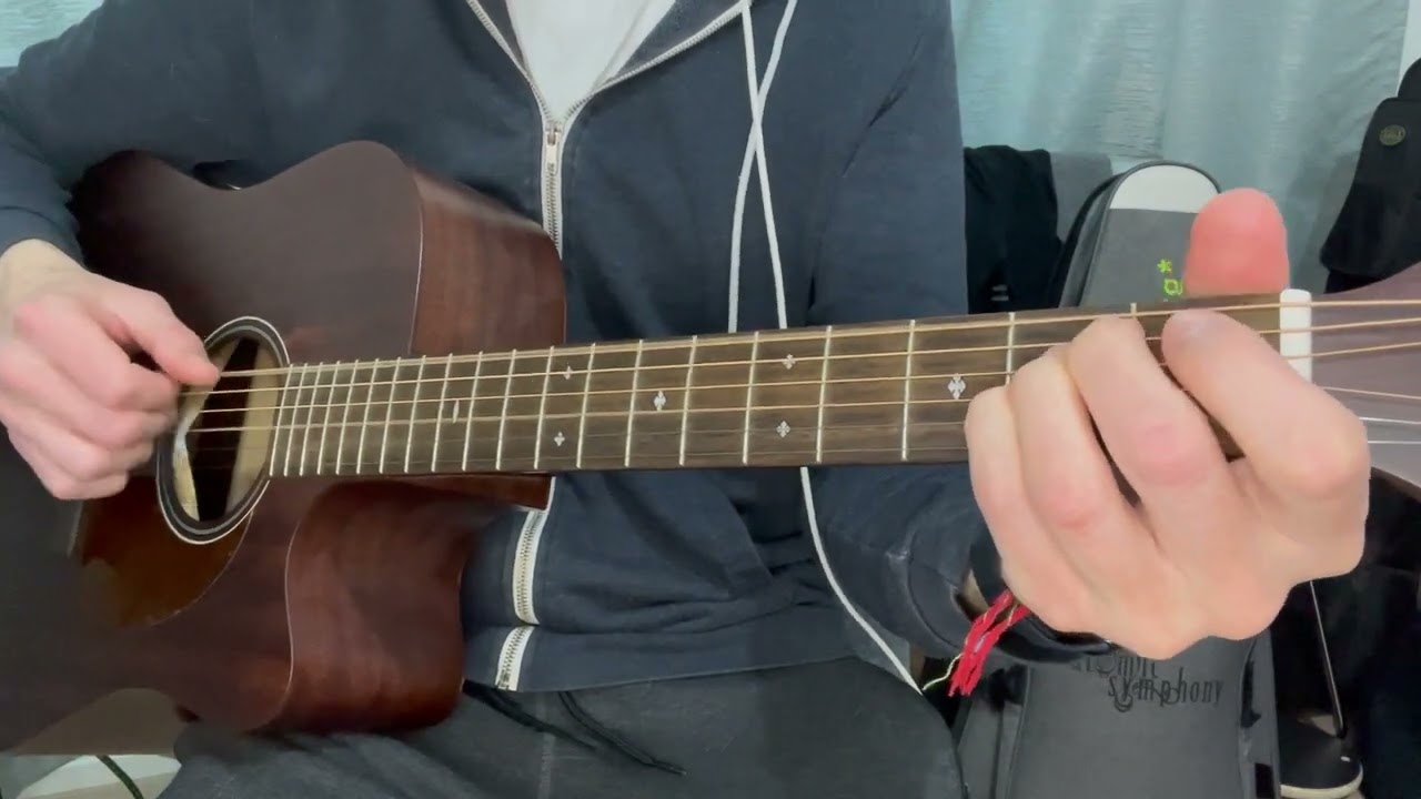 Roberto Barlocci playing Faded by Alan Walker as a fingerstyle MelodyChords arrangement on guitar.