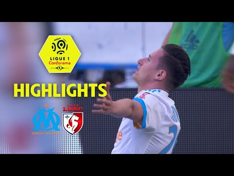 Olympique de Marseille - LOSC ( 5-1 ) - Highlights - (OM - LOSC) / 2017-18