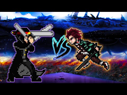 🔥KATANA MAN VS TANJIRO KAMADO IN JUMP FORCE MUGEN